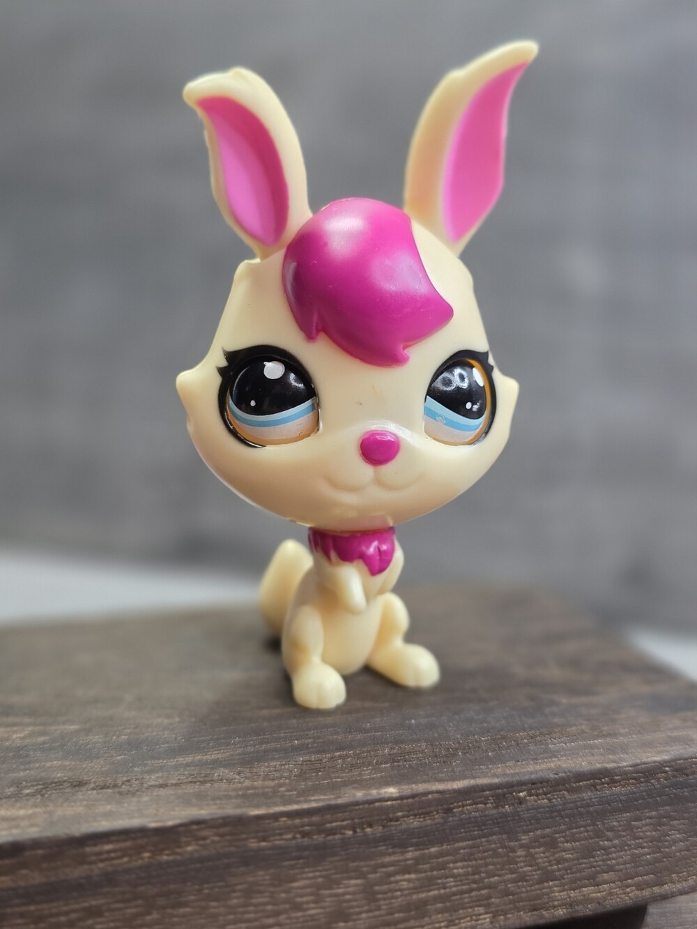 LPS Littlest Pet Shop #3500 Magic Motion Mom Bunny Rabbit Moving Eyes Pink g58
